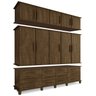 Guarda Roupa Casal Triplex 10 Portas 00100100 Malbec LPA - 6