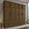 Guarda Roupa Casal Triplex 10 Portas 00100100 Malbec LPA - 2