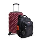 Ver imagem 1 de Kit Mala de Bordo Vinho Havana + Mochila Fuji Swiss Move