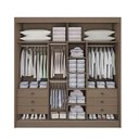 Ver imagem 4 de Guarda Roupa Cancun 2 Portas 100%MDF Ripado - Ddoro Móveis