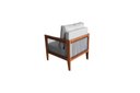 Ver imagem 7 de Kit 2 Poltrona Paris corda nautica luxury linho Cinza com almofadas
