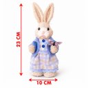 Ver imagem 4 de Boneco Coelhinho Coelho Artesanal Decoração de Páscoa 23cm