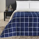 Ver imagem 3 de Coberdrom Sherpa e Flannel Austin Solteiro Manta 150g 01 Peça - Marinho Bia Enxovais