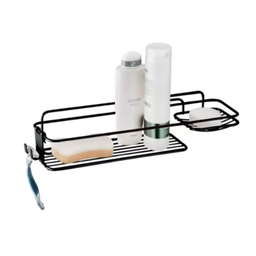 Suporte para Sabonete e Shampoo Preto Fosco Future - 2