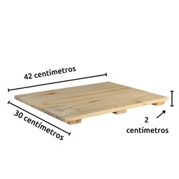 Mini pallet para artesanato 42x30 - 3