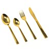 Jogo Talheres de Mesa Faqueiro 16 Peças Royal Norfolk:dourado - 1
