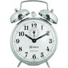 Relógio Despertador Antigo Cordas Cromado Herweg 2370 Cromado - 1