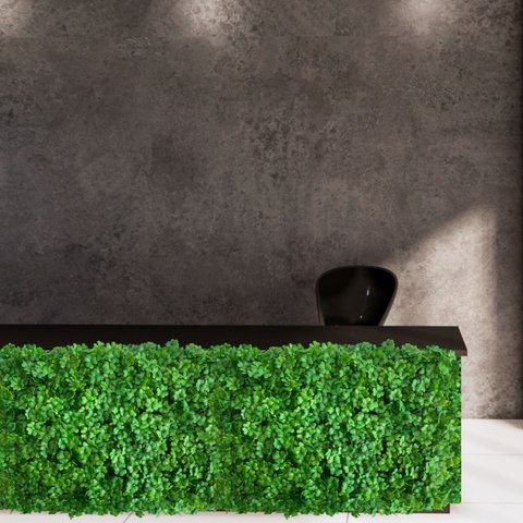 Kit 17 Placas Trevo Artificial Folhagem Verde Decorativa de Fácil Instalação e sem Manutenção
