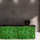 Ver imagem 1 de Kit 17 Placas Trevo Artificial Folhagem Verde Decorativa de Fácil Instalação e sem Manutenção