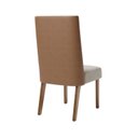 Ver imagem 7 de Conjunto Sala de Jantar Mesa Lisa 120cm Tampo MDF Vidro Canto Arredondado 4 Cadeiras Anne