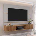 Ver imagem 6 de Painel Suspenso Tv 65 Pol 160 Cm Ambar Off White Cinamomo Bechara