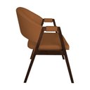 Ver imagem 3 de Kit 8 Cadeiras Facto Helen Premium para Sala de Jantar Design Moderno em Madeira Maciça - Caramelo