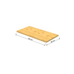 Painel Madeira Pinus Maciça 60x30x1,8cm Natural Eco - 3