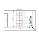 Ver imagem 5 de Kit 10 Placas Decorativas 3D Pétalas Preto 50x50 cm