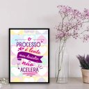 Ver imagem 2 de Quadro O Processo É Lento Mas Desistir Não Acelera 24x18cm:Madeira preta