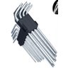 Chave Torx Cromada 9 Pçs Tf-007 Grande T10 Ao T50 Cabo Longo - 2