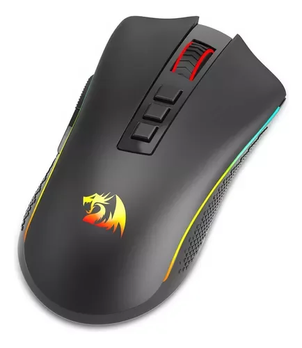 Mouse Gamer sem Fio Redragon Cobra M711-pro Rgb 16000 Dpi Cor Preto - 1