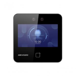 Controle de Acesso Facial C/ Video Porteiro Hikvision Ds-k1t343mwx 1.500 Faces Wifi Mifare 13,56mhz