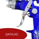 Ver imagem 6 de Pistola de Pintura Gravidade HVLP 2 Bicos 1,4 e 1,7 MM EVPPHVLP600-2B EVALD