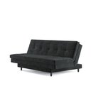 Ver imagem 7 de Sofá-Cama Roz Plush 3 Lugares Reclinável 182cm Preto Suede