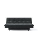 Ver imagem 5 de Sofá-Cama Roz Plush 3 Lugares Reclinável 182cm Preto Suede