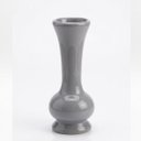Ver imagem 1 de Vaso Solitário Bojudo em Cerâmica Artesanal Decorativa 17,5cm:Cinza