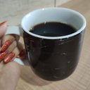 Ver imagem 2 de Caneca de Porcelana Germer para Café Xicara Grande 360ml Urban Marmorizado Preto