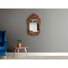 Espelho Decorativo Resina Cobre Antigo Mod. Romântico Luxo - 4