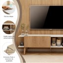 Ver imagem 6 de Rack para TV até 55 Polegadas MDF 136cm Pés em Madeira Maciça Sala Nicho
