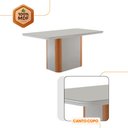 Ver imagem 5 de Mesa de Jantar Isadora 120cm Tampo Mdf Vidro com 4 Cadeiras Isadora