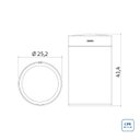Ver imagem 3 de Lixeira Tramontina Sense Round 11 Litros Automática com Sensor Aço Inox Acetinado