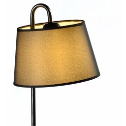 Luminária de Mesa Abajur Design D22x49cm Preto Kit com 2 - 3 Luminária de Mesa Abajur Design D22x49cm Preto Kit com 2 - 3