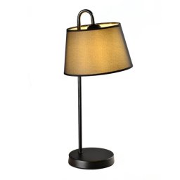 Luminária de Mesa Abajur Design D22x49cm Preto Kit com 2 - 2 Luminária de Mesa Abajur Design D22x49cm Preto Kit com 2 - 2