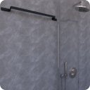 Ver imagem 3 de Suporte Porta Toalhas De Banho Preto Fosco Empire