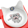 Snack Cat Comedouro Para Gatos Vermelho Catmypet - 2