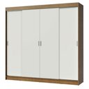 Ver imagem 3 de Guarda-roupa Casal Austin 4 Portas 3 Gavetas Rustic