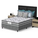 Ver imagem 2 de Conjunto Box Casal Mola Ensacada Prodormir Solar Bambu Cinza