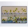 Quadro Praia Miami 60x40 Cm Vidro Impresso - 3