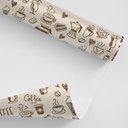 Ver imagem 3 de Papel De Parede Adesivo Lanchonete Café Coffe Bege - 10m
