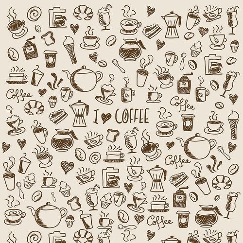 Papel De Parede Adesivo Lanchonete Café Coffe Bege - 10m Menor preço em Papel De Parede Adesivo Lanchonete Café Coffe Bege - 10m