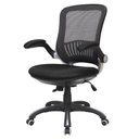 Ver imagem 1 de Cadeira de Escritório BLM900D Diretor Tela Mesh Base com Rodízios Giratória Preta Blume Office
