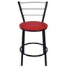 Banco Banqueta Baixa Cozinha Americana Balcao Area Gourmet:vermelho - 1