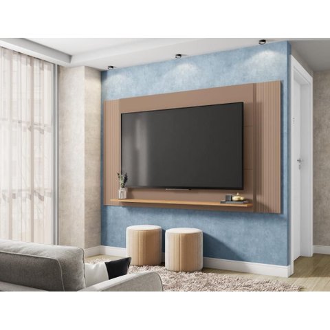 Painel para Tv até 65 Polegadas 3 em 1 Jace Cinza