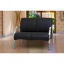 Ver imagem 3 de Conjunto Poltrona Polly com 5 Lugares - Preto Corino