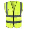Colete Refletivo Kit 7 Unidades Sinalizador EPI Segurança Trabalho Proteçao Blusao Fluorescente Obra - 3