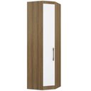 Ver imagem 1 de Guarda Roupa de Canto Diagonal Modulado 70cm 1 Porta Paris Luciane Móveis