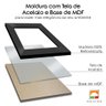 Kit 5 Certificados Diplomas A4 com Tela de Acetato e MDF - Moldura Preta - 8