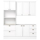 Ver imagem 1 de Cozinha Modulada 3 Pecas 120 Cm Ce759 Americana Branco Calcare Henn