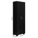 Ver imagem 2 de Livreiro 5 Prateleiras C/ Portas Grandes Office Preto