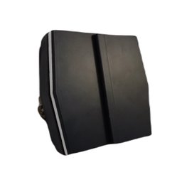 Kit Fechadura 11 Janela de Correr Vidro Vidro Linha 3000 Glass Peças Kit 11 Preto - 2